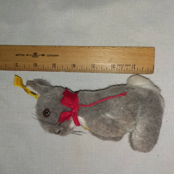 Vintage Steiff Manni Hase Bunny Rabbit 1503 15 Grey 1984-1987 IDS West Germany - Picture 13 of 15